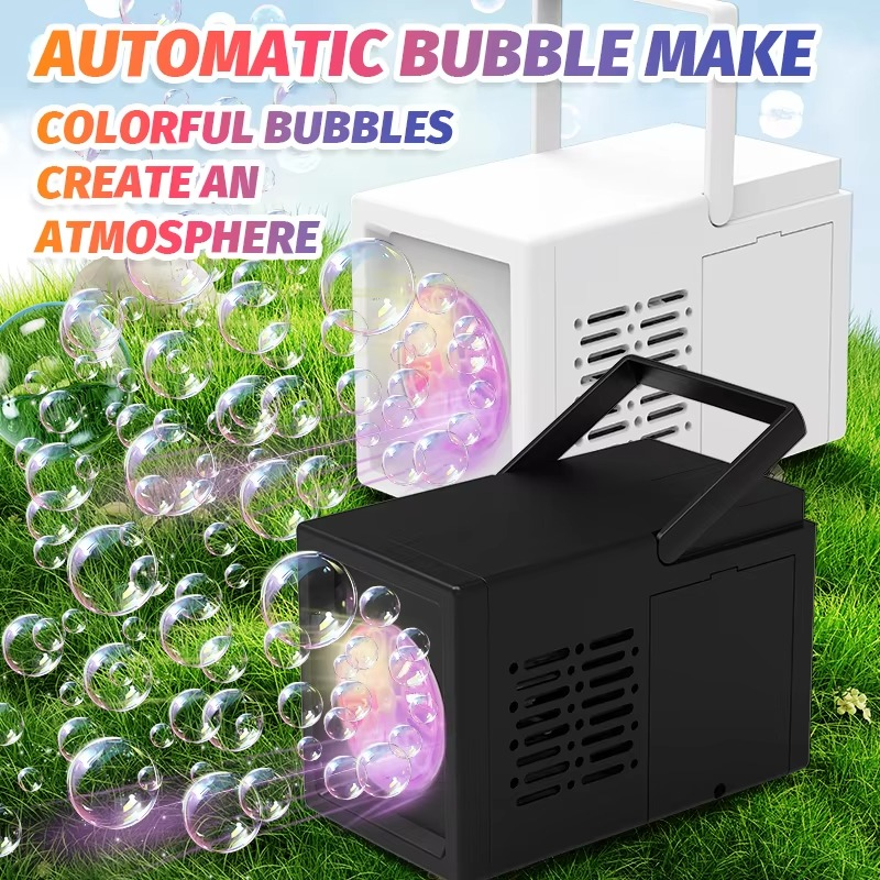 BowLift | 10-Hole Automatic Handheld Bubble Machine Toy for Outdoor Play (No Battery or Bubble Solution)
