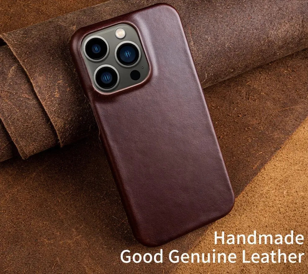 BowLift | RoyalLeather: Luxurious, handmade case made of genuine cowhide leather for the iPhone