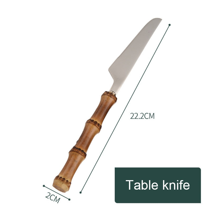 BowLift | Creative Retro Bamboo Cutlery