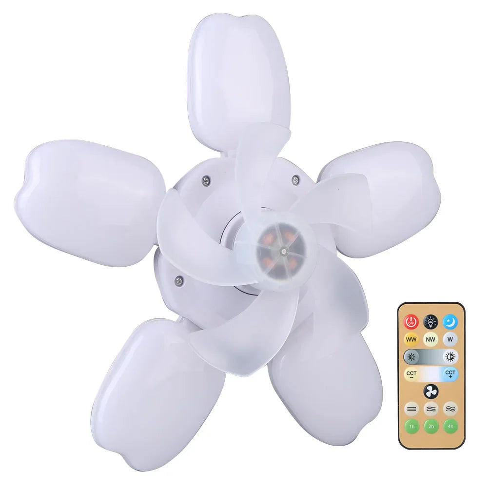 BowLift | Silent Adjustable Remote Control Ceiling Foldable Fan Lamp
