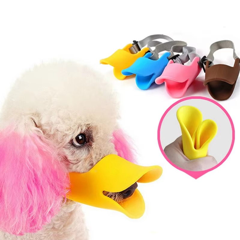BowLift | Adjustable Silicone Duckbill Dog Muzzle for Small and Large Dogs