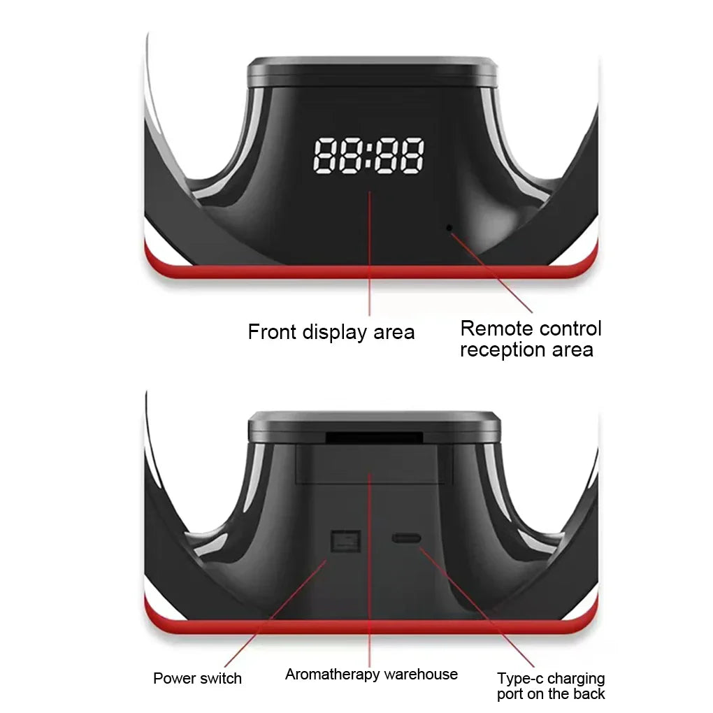 BowLift | Aromatherapy Diffuser Bluetooth Soothing Sounds Night Light Lamp