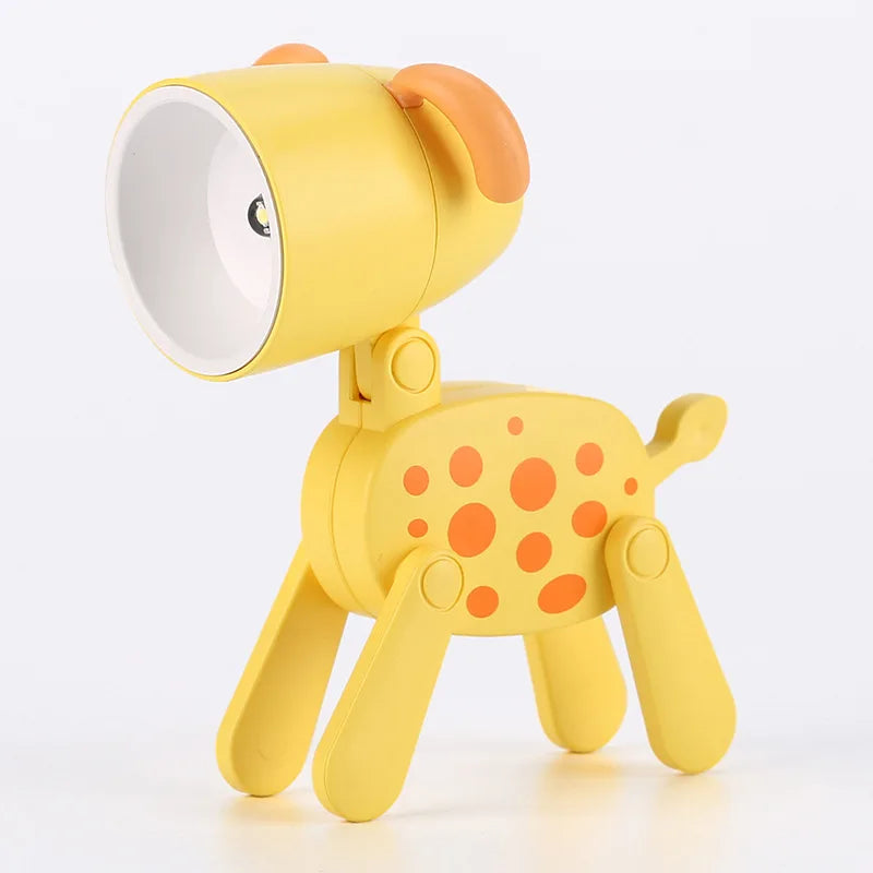 BowLift | Cute LED Night Light - Mini Dog, Deer, Dinosaur Folding Table Lamp for the Children's Room