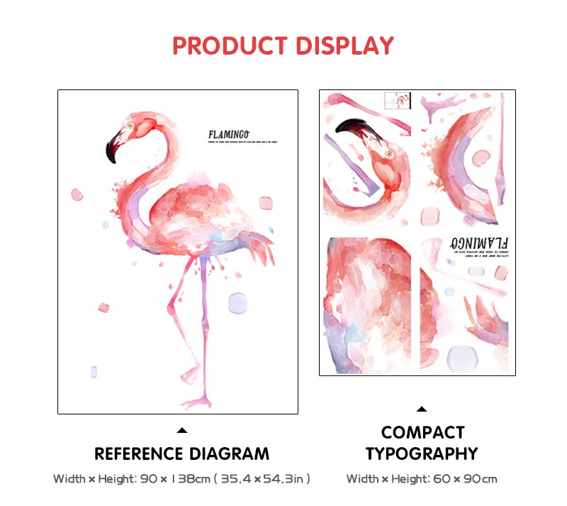 BowLift | Flamingo Wall Stickers for Kids Room Home