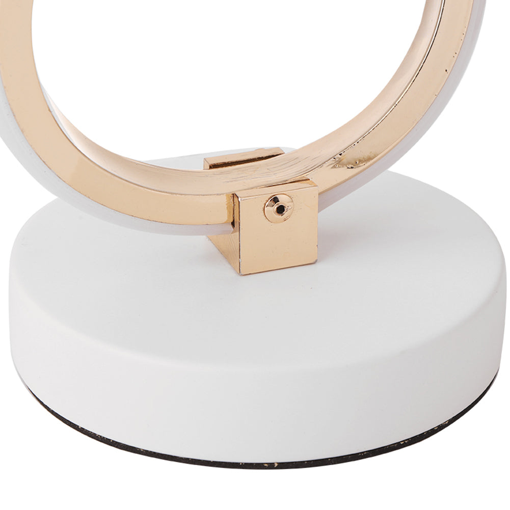 BowLift | SpiralGlow – Sleek LED Table Lamp with Cozy Warm Light