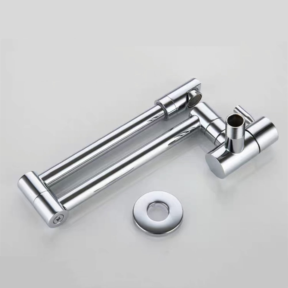 BowLift | Wall-Mounted Folding Chrome Pot Filler Faucet