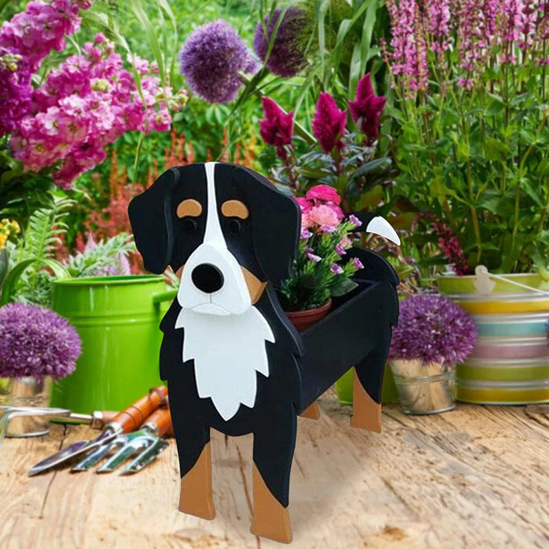 BowLift | Flower pot - Pawsome - Dog plant container - Various breeds
