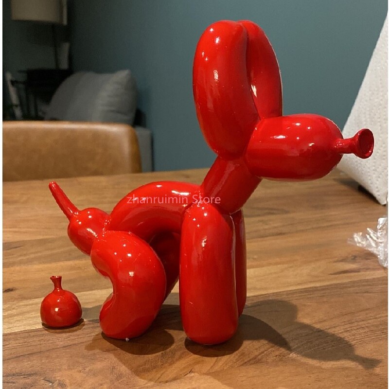 BowLift | Balloon Dog Sculpture, Balloon Art Statue, Mini Collectible Figure, Home Decor, Resin Figure, Desk Accessories, Room Decoration