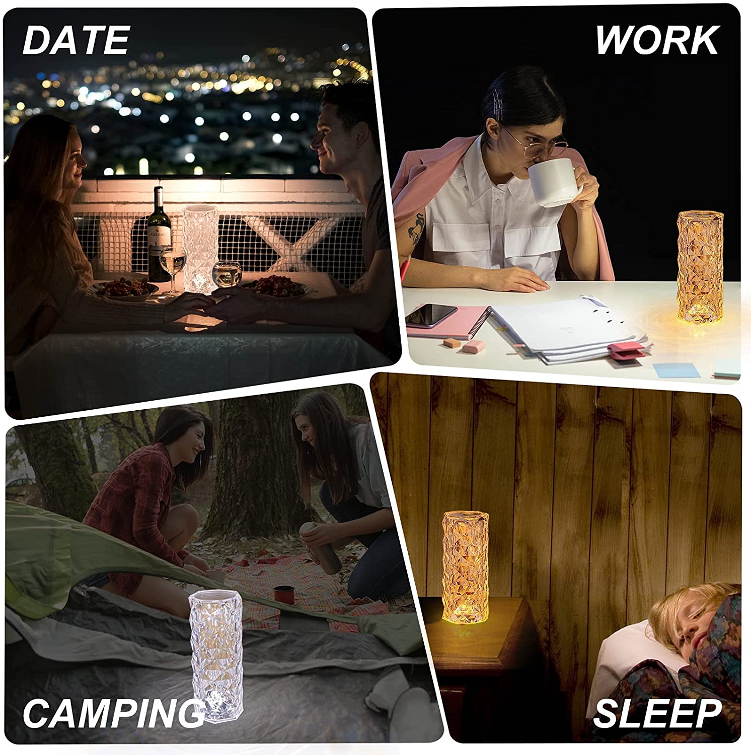 BowLift | Elegant Atmosphere Crystal Night Light