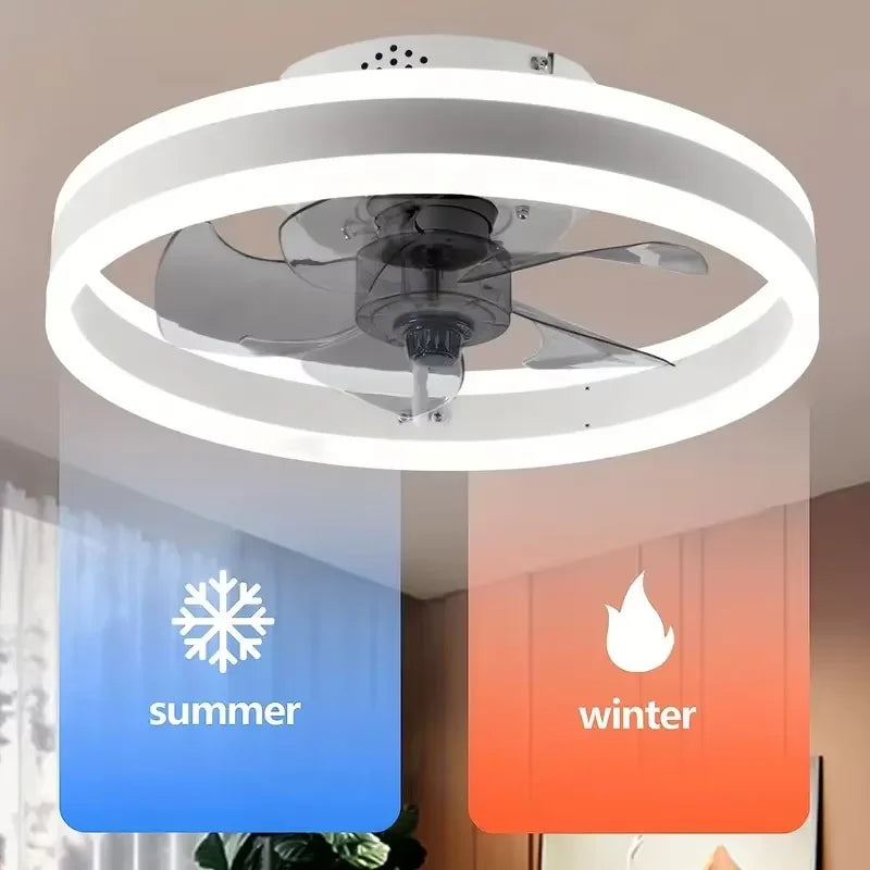 BowLift | Aura Silent LED Ceiling Fan Lamp