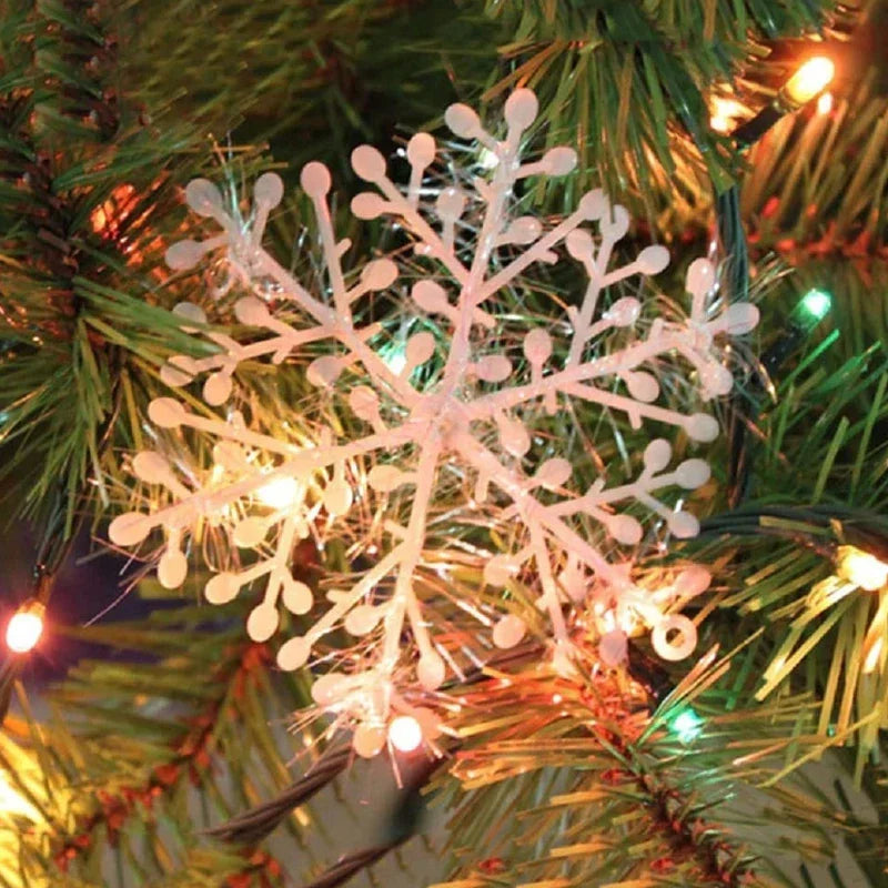 BowLift | GlimmerGarlands | Glitter Snowflake Decorations