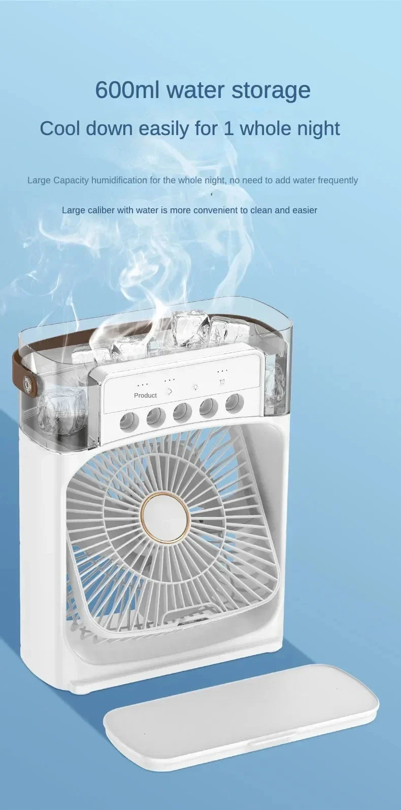 BowLift | AirMist Pro Desktop Humidifier Fan