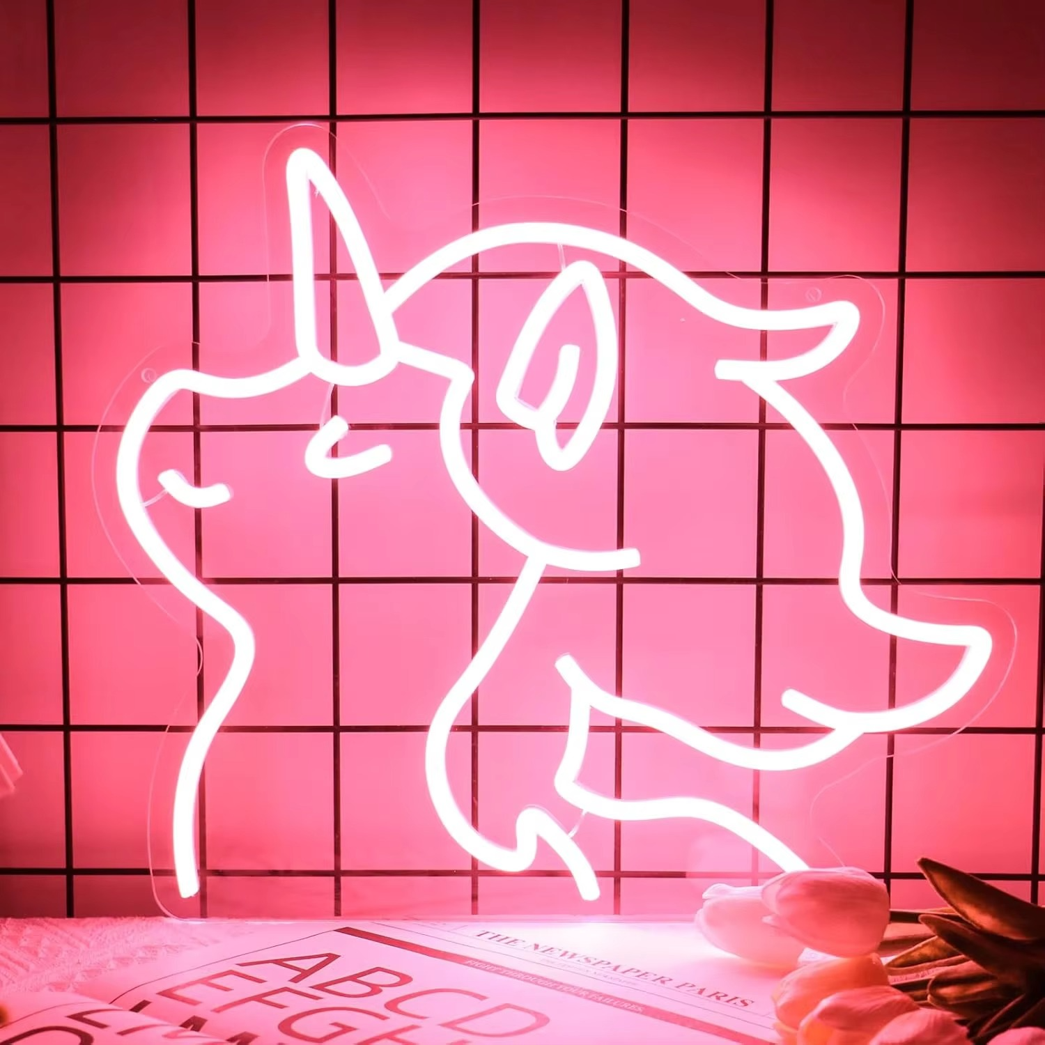 BowLift | Charming Unicorn LED Neon Light – Adjustable Brightness for Perfect Room Ambiance