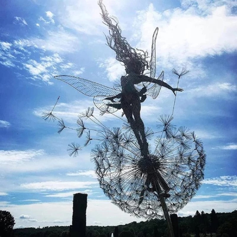 BowLift | Fairies on a Milk Thread Art Sculpture