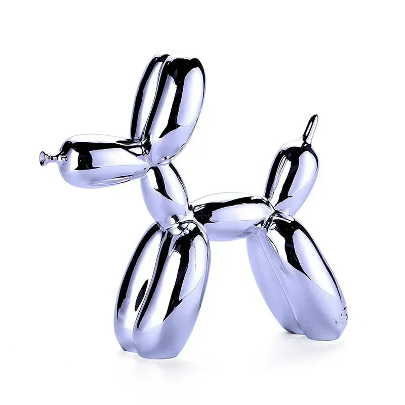 BowLift | Nordic Balloon Dog Sculpture Resin Animal Ornament Art Sculptures and Figures Craft Home Decoration Room Desktop Accessories