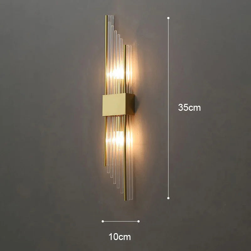 BowLift | Elegant LED Wall Lamp in Gold