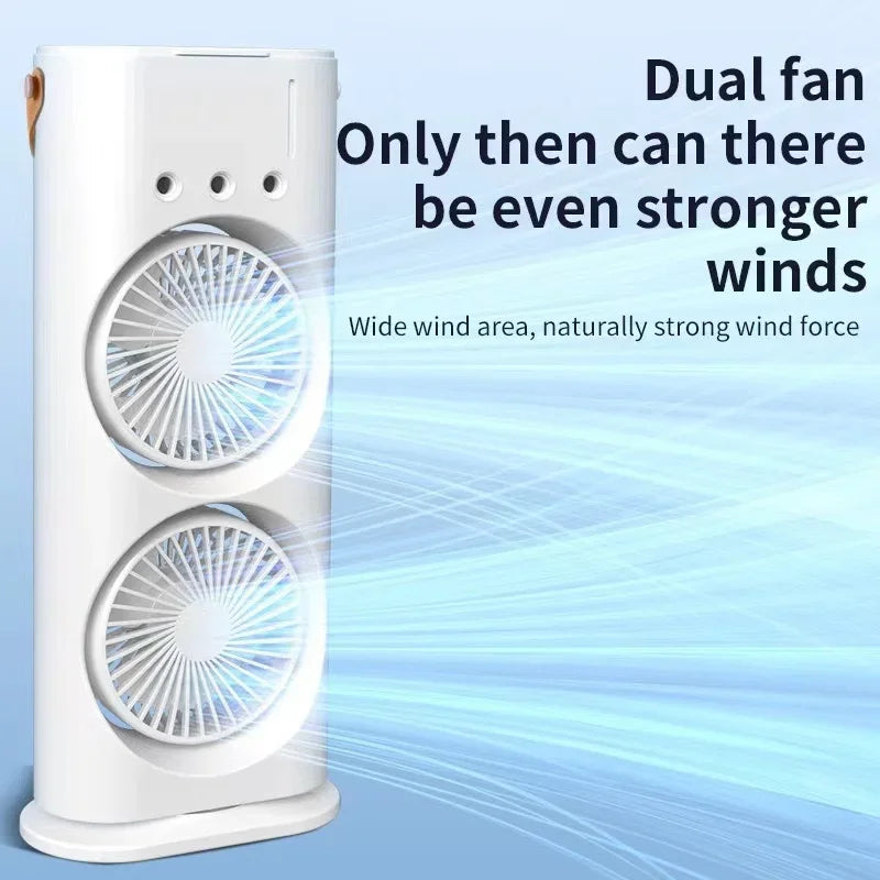 BowLift | Portable Double Fan Cooling Spray Air Conditioning