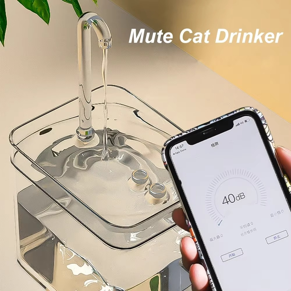 BowLift | Crystal Clear USB Cat Water Fountain with Advanced Filtration System