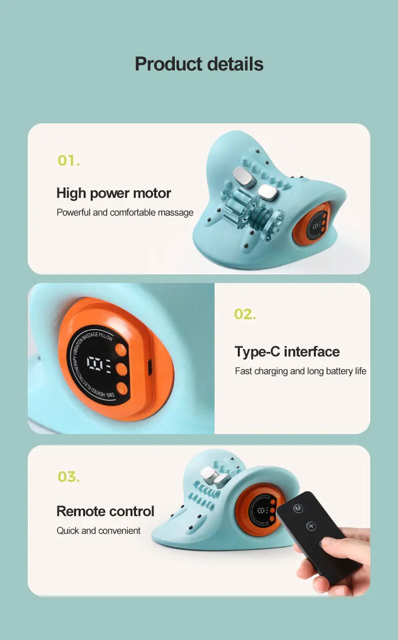 BowLift | EMS Cervical Spine Massage Pillow