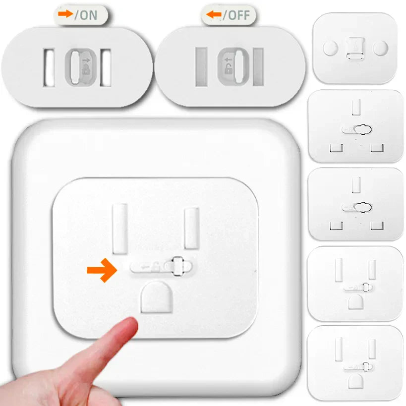 BowLift | Slide Lock Protective Childproof Power Socket Cover