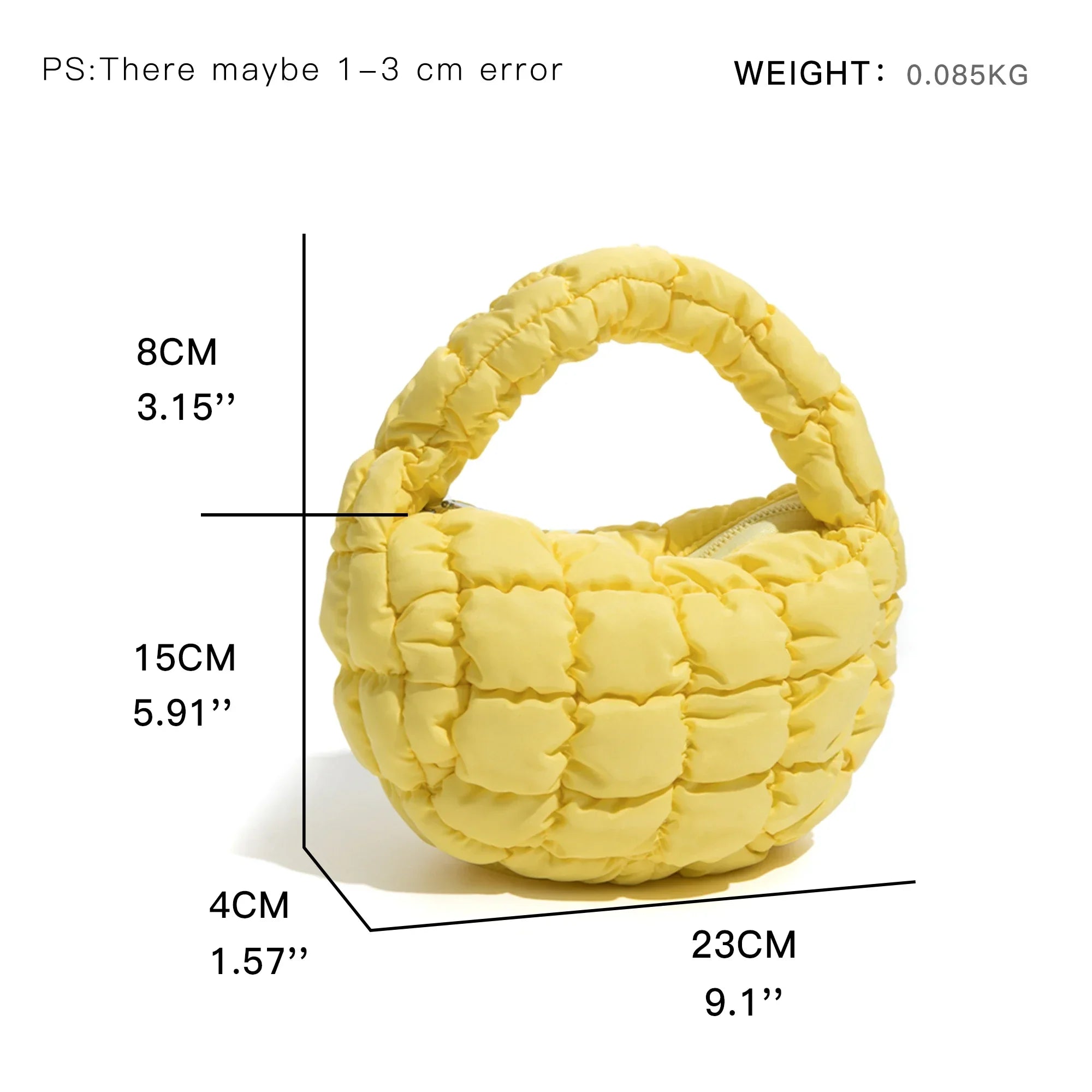 BowLift | Lively quilted round mini bag