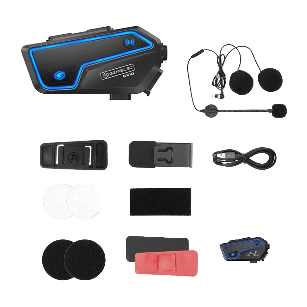 BowLift | Bluetooth Motorcycle Intercom 10 Riders & IP67 Waterproof – RideSync