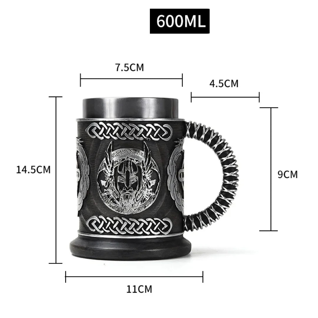 BowLift | 3D Viking-Style Wooden Mug