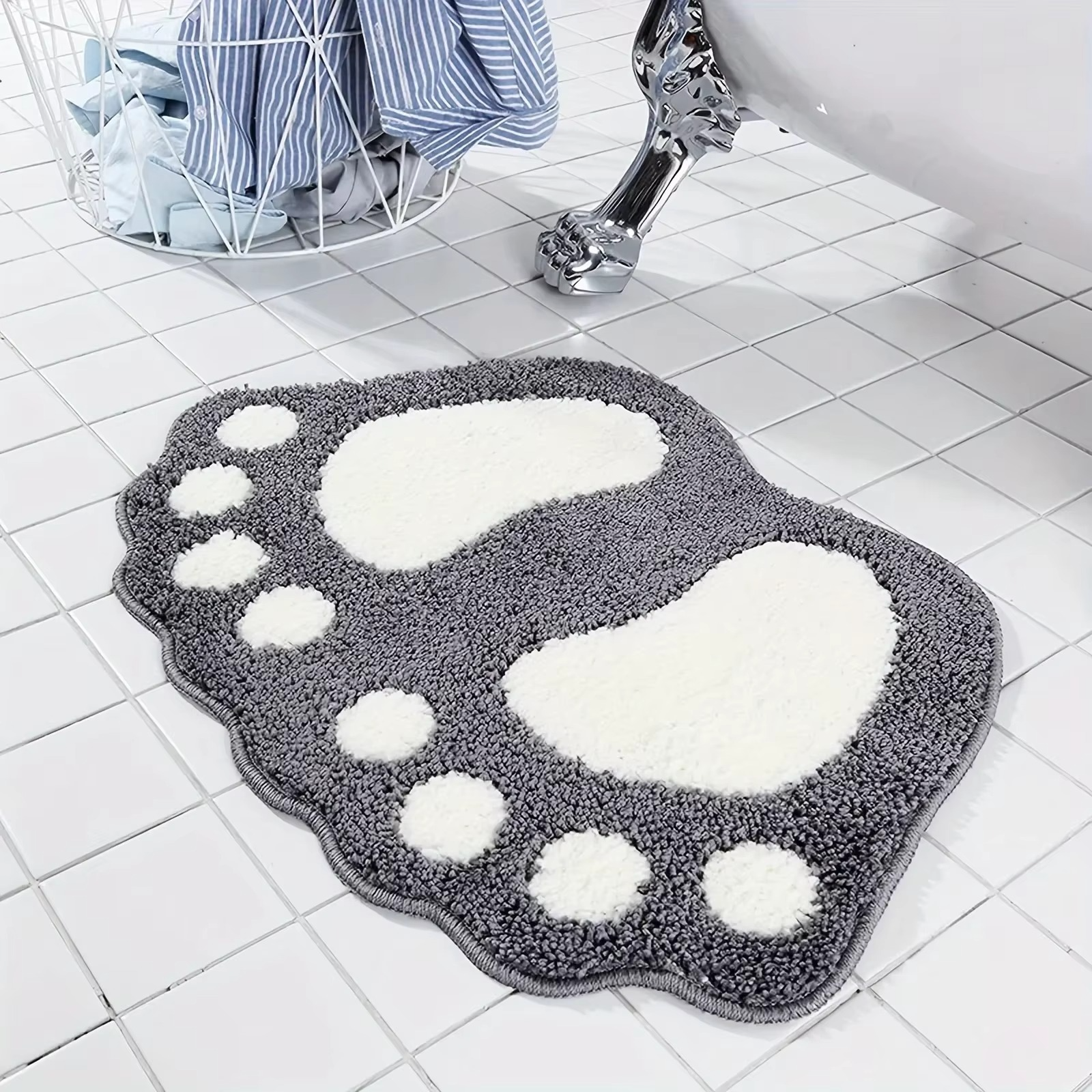 BowLift | Luxurious Ultra-Fine Fiber Bathroom Mat, Super Absorbent and Non-Slip