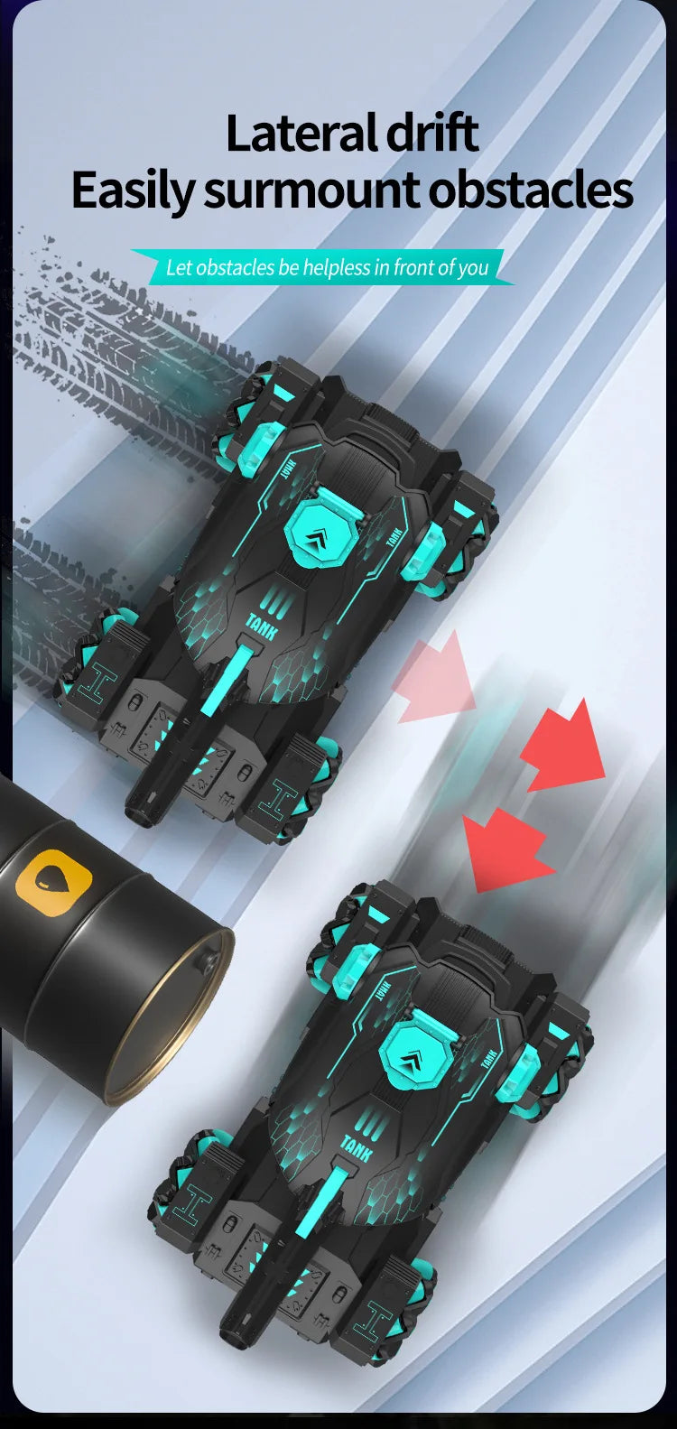 BowLift | Gesture And Remote Controlled Tank Vehicle Toy