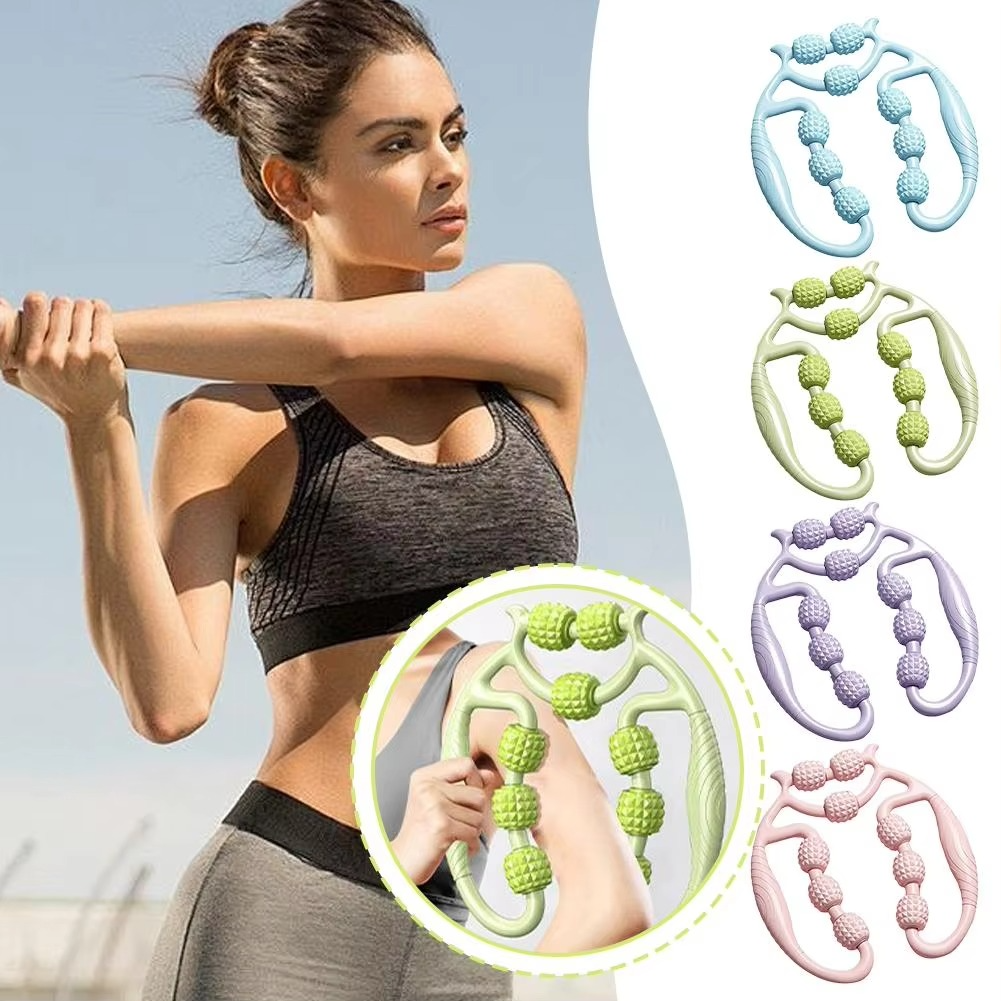 BowLift | Circular Leg Massage Roller Clips for Muscle Relaxation and Recovery