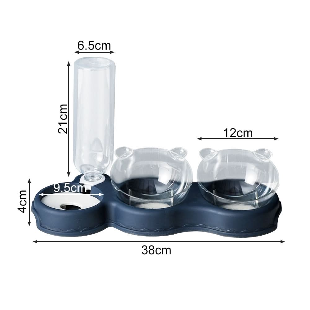 BowLift | 3-in-1 feeding station with drinking dispenser & raised bowl