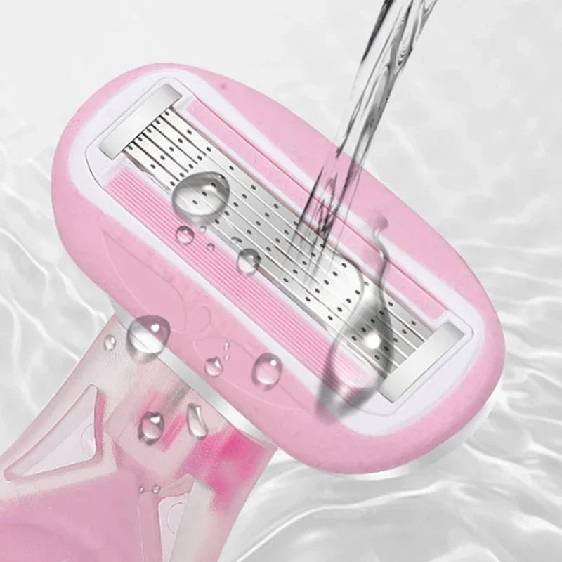 BowLift | Compact Pink Lady Protective Razor Set