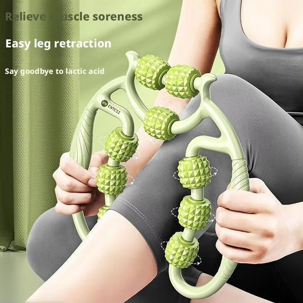 BowLift | Circular Leg Massage Roller Clips for Muscle Relaxation and Recovery
