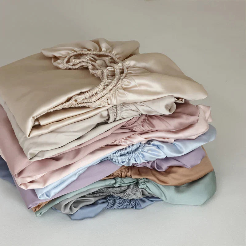 BowLift | SilkDreams Mulberry Silk Bed Sheet | Breathable | Hypoallergenic | Luxury Bedding for Your Home