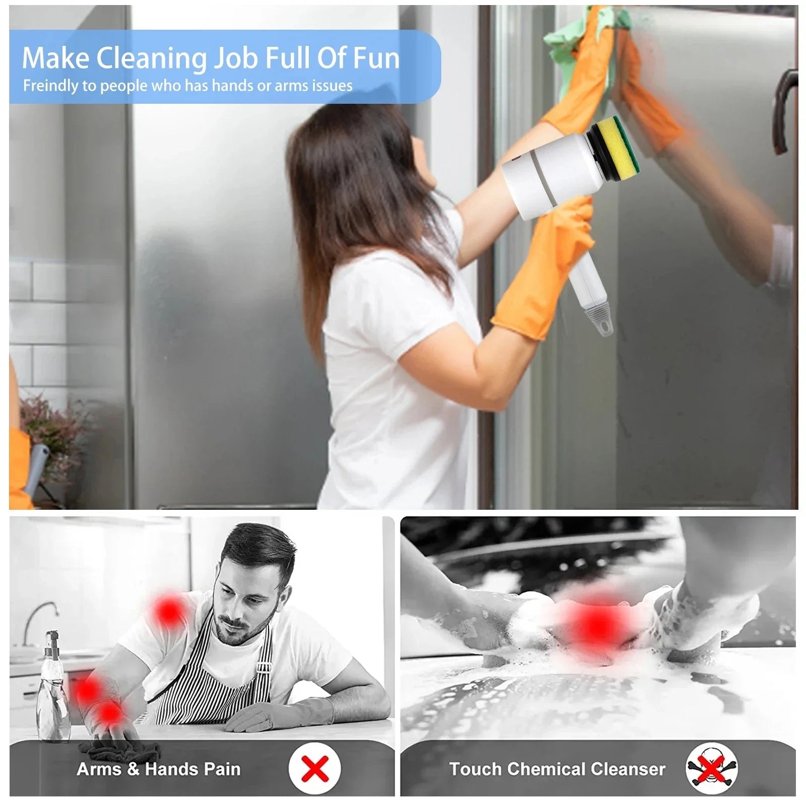 BowLift | Multipurpose Electric Cleaning Brush