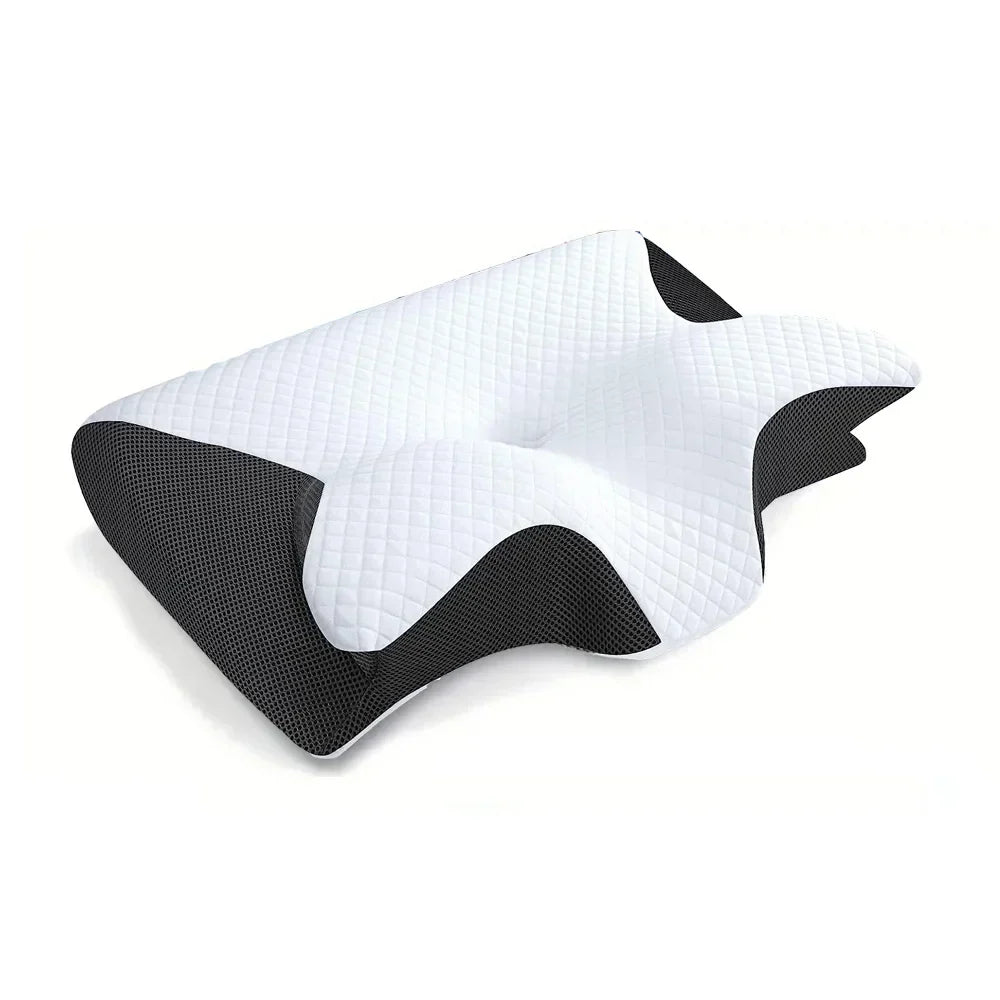 BowLift | Memory Foam Cervical Pillow | Ergonomic 2-in-1 Design for Neck Pain Relief & Comfortable Sleep