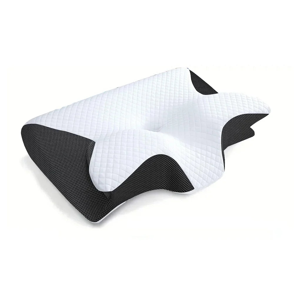 BowLift | 2-in-1 Memory Foam Cervical Pillow with Ergonomic Contour Design – RestAlign