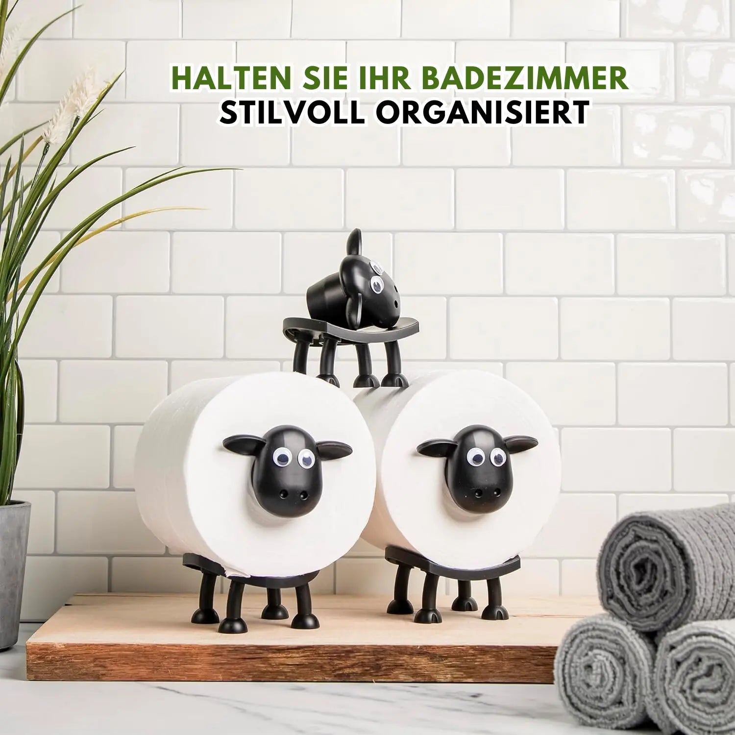 BowLift | Sheep Toilet Paper Holder