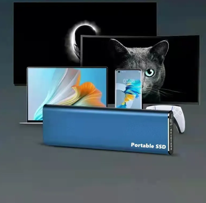 BowLift | 4TB USB-C Portable External Hard Drive for PC & Mac