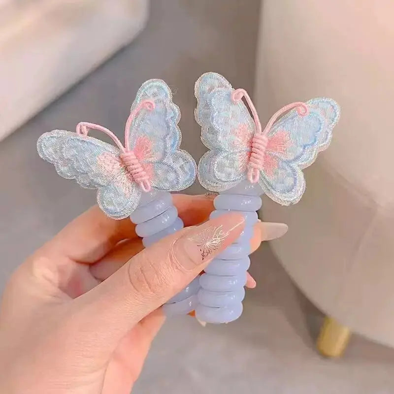 BowLift | Butterfly hair ties in spiral design – sweet gift for daughter & granddaughter