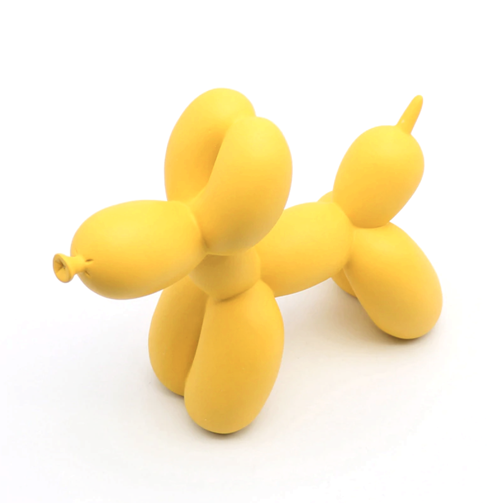 BowLift | BalloonDog Lively Dog Sculpture | Pop-Art Decoration | Modern Home Decor | Handmade Statue