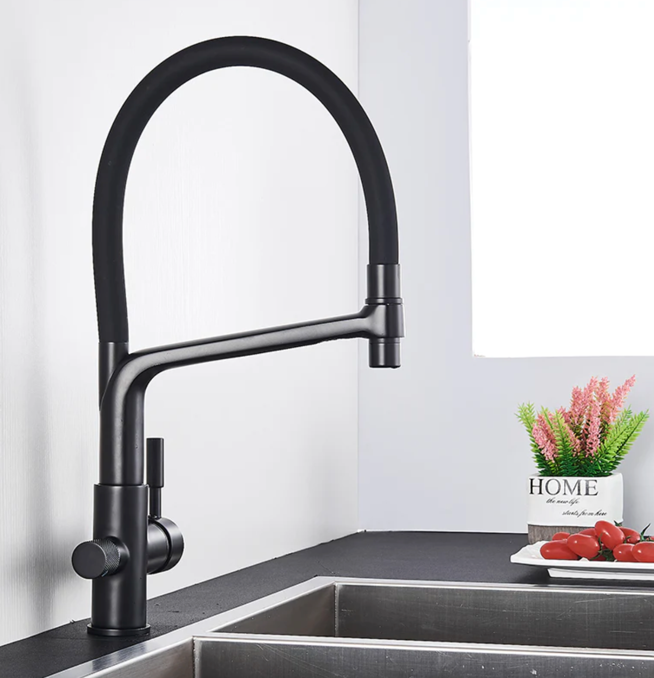 BowLift | Double Outlet Drinking Water Faucet Filtered Kitchen Faucets