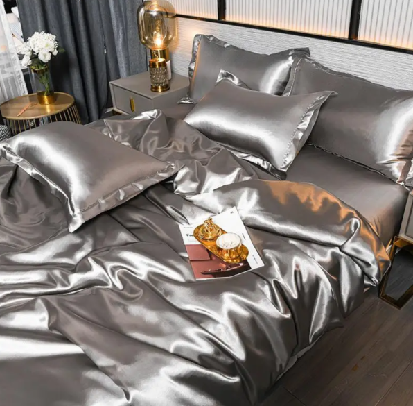BowLift | Premium Solid Satin Bedding