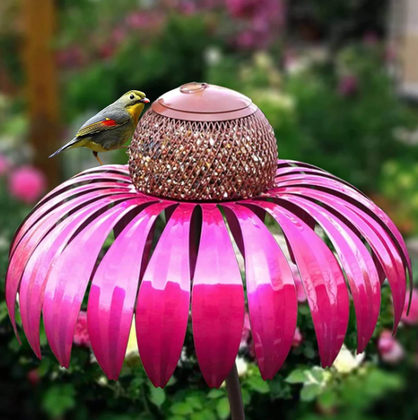 BowLift | Floral Bird Feeding Station for Garden & Patio