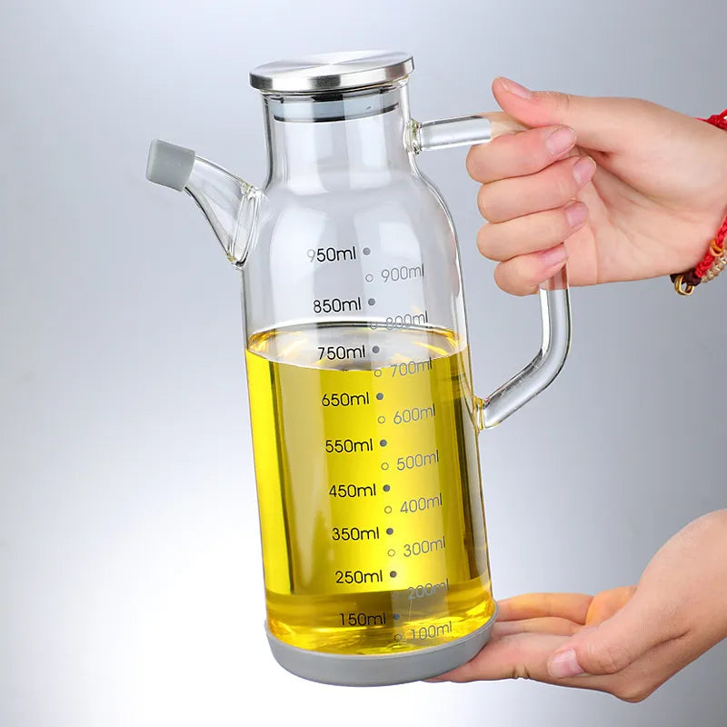 BowLift | Pure Glass Measuring Scale Oil Dispenser Bottle