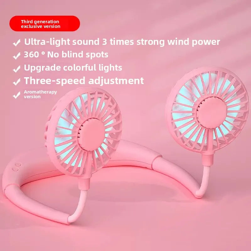 BowLift | Adjustable Hands-Free Neck Cooling Fan