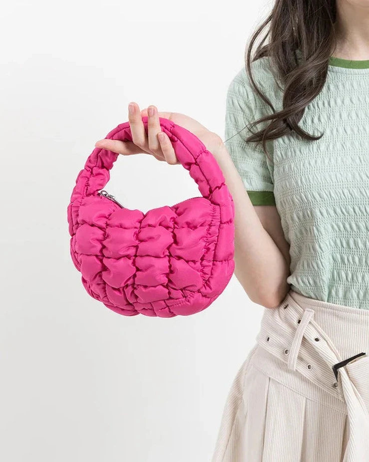 BowLift | Lively quilted round mini bag