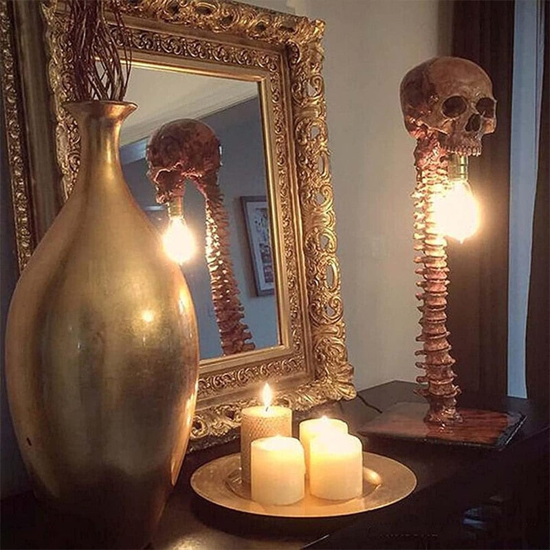 BowLift | Horror Skull with Spine Lamp