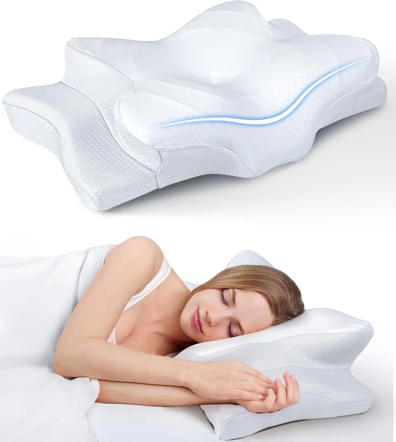 BowLift | Ergonomic Memory Foam Pillow