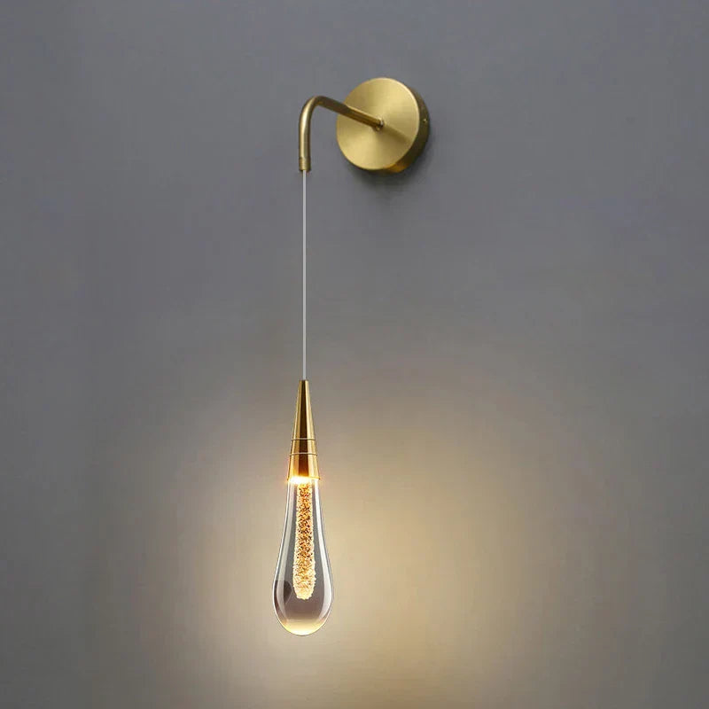 BowLift | Elegant Wall Lamp with Sparkling Crystal Drops